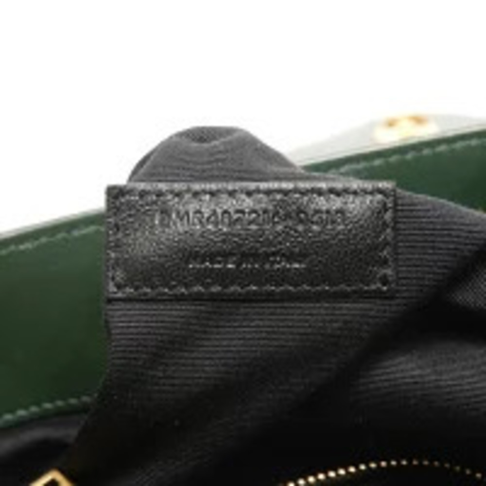 Yves Saint Laurent Monogram Matelasse Chevron Loulou Leather Shoulder Bag Green - Picture 10 of 13